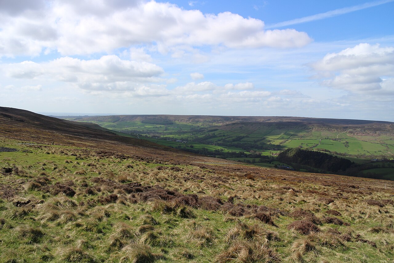 North York Moors hills and heather